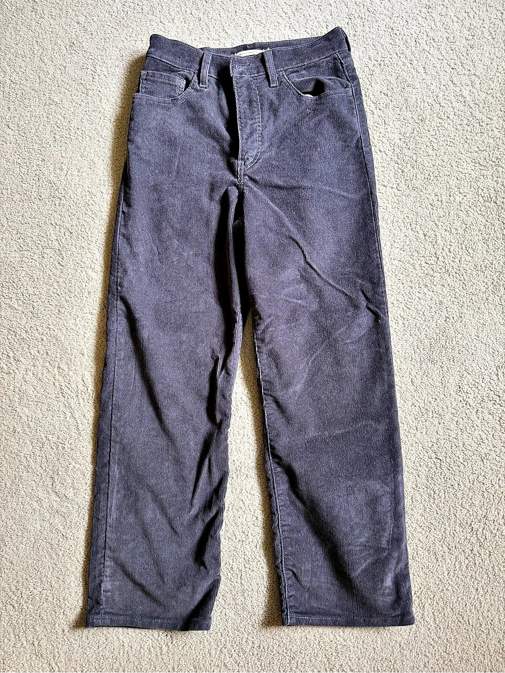 Levi's Ribcage Straight Ankle Straight Ankle Jeans Purple Waist 28